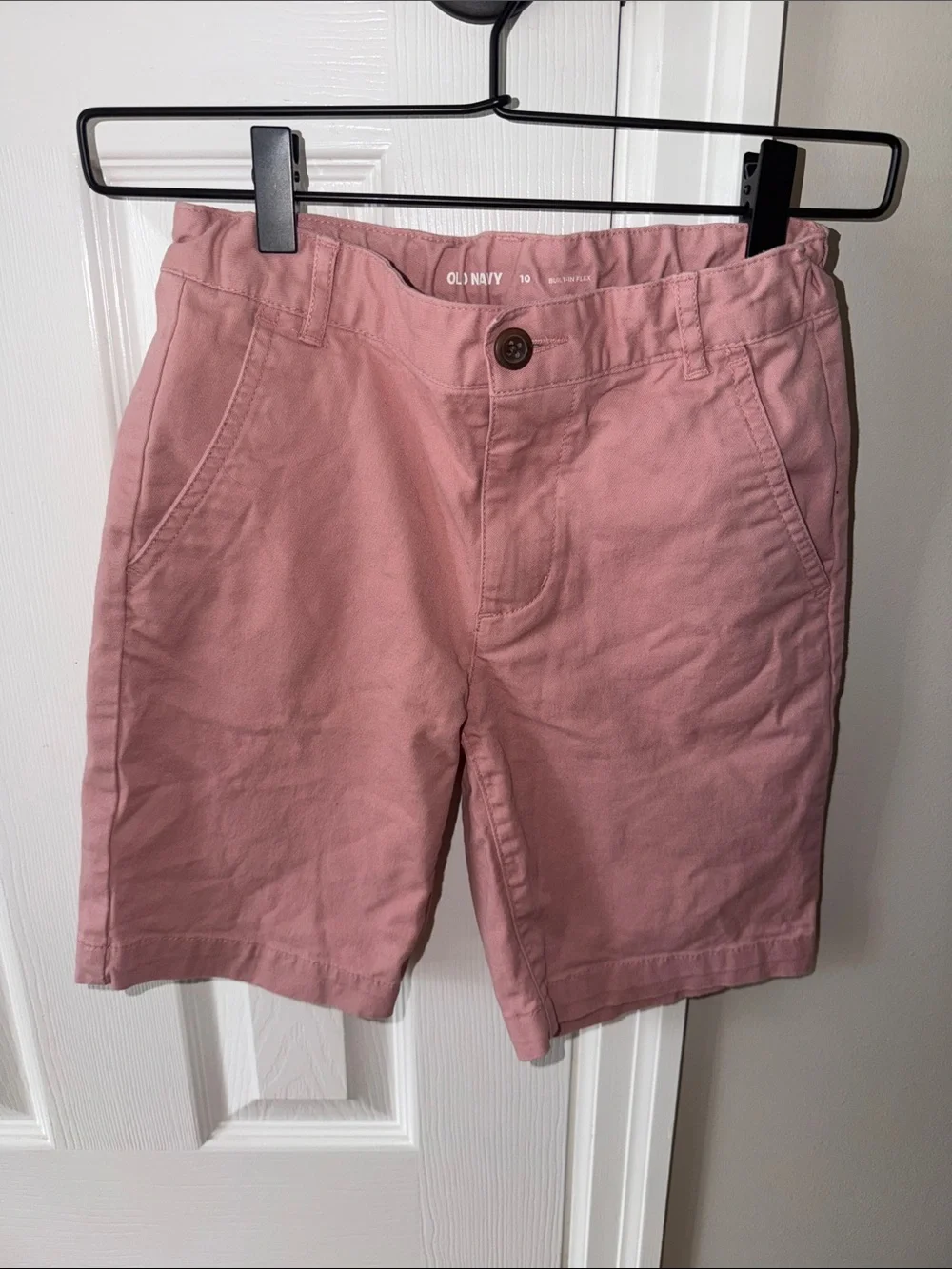 Old Navy Boys Mauve Pink Chino Bermuda Shorts